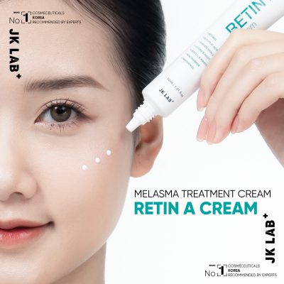 Apply melasma treatment cream every day (evening)