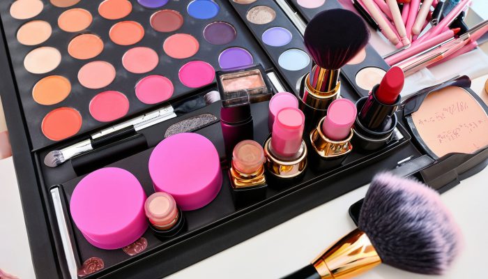 Wearing a lot of makeup and using cosmetics incorrectly